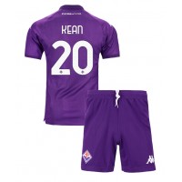 Fiorentina Moise Kean #20 Domáci Detský futbalový dres 2024-25 Krátky Rukáv (+ trenírky)